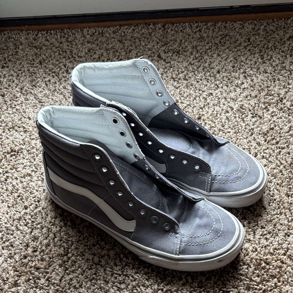 Vans Gray Sk8 High Sneakers - Picture 2 of 6